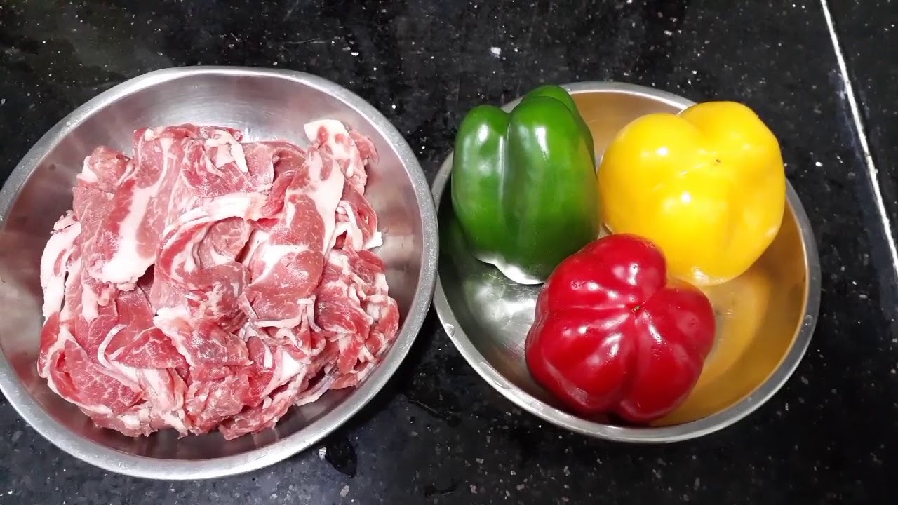 RESEP TUMIS DAGING SAPI DAN PAPRIKA - YouTube