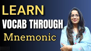 Learn Vocab through Mnemonic  1 || Synonyms & Antonyms || Vocabulary  || English With Rani Ma'am