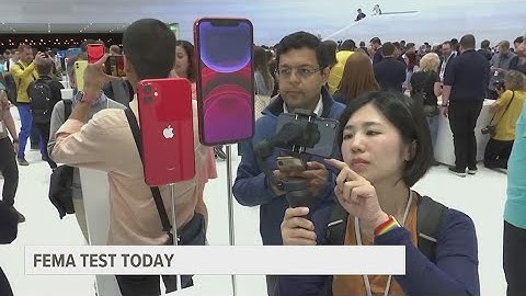 FEMA testing emergency alert system Wednesday afternoon