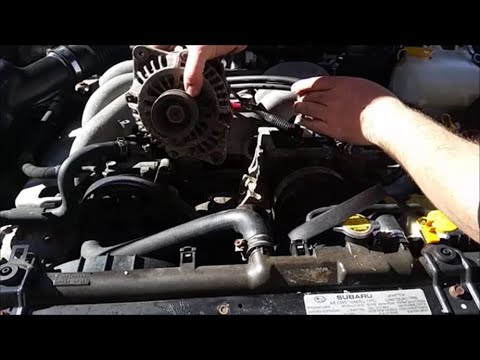 How To Replace An Alternator On A H6 Subaru