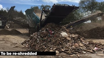 Powerscreen Titan 2300 working in Biomass Ireland