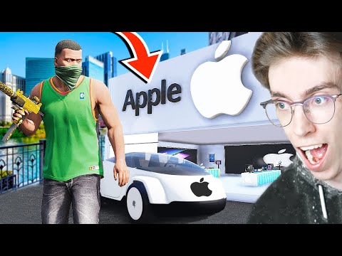 Видео: ГАНГСТЕР ОГРАБИЛ МАГАЗИН APPLE!! - GTA 5 Реальная Жизнь (Моды ГТА 5)