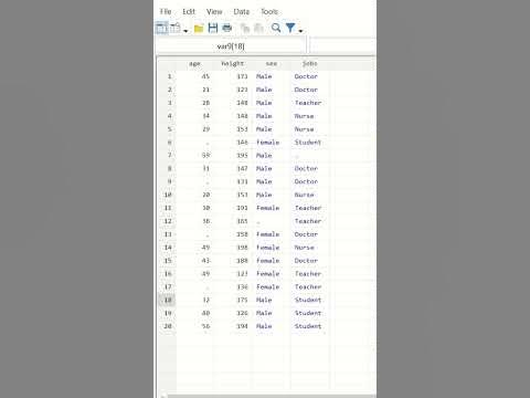 Replace missing value command in STATA #Shorts - YouTube
