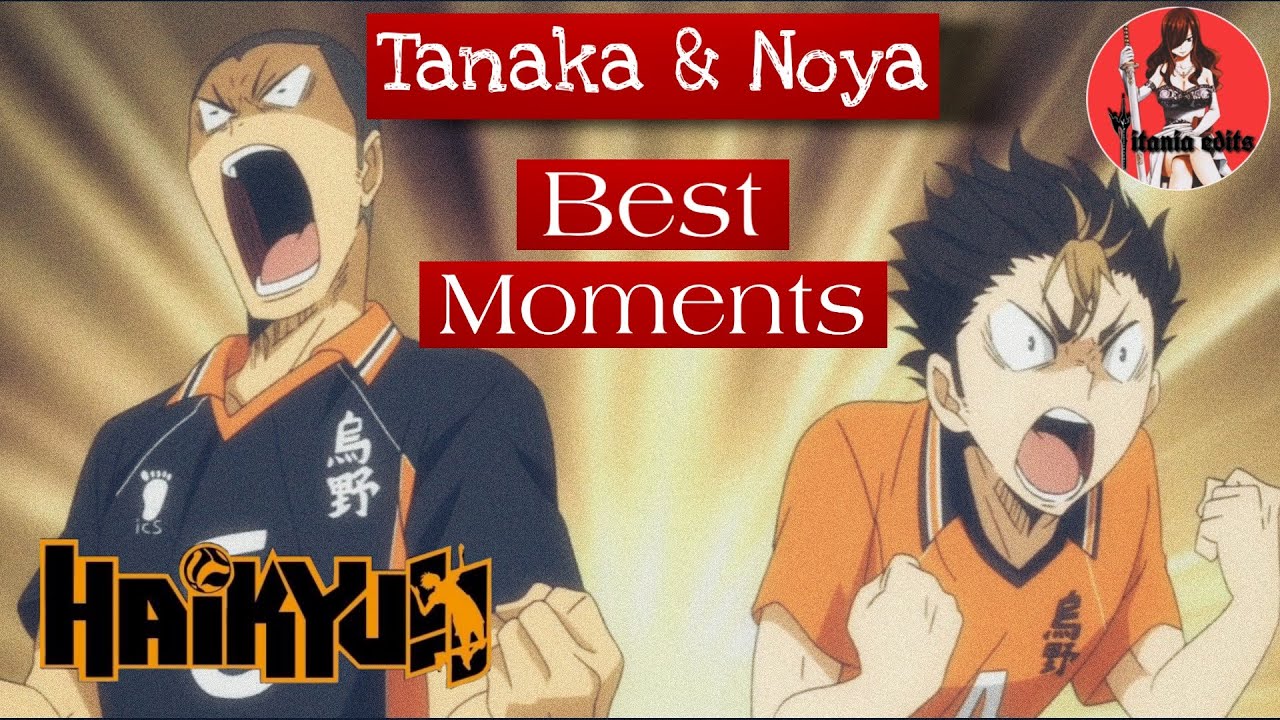 Tanaka and Nishinoya, anime funny, haikyuu, haikyuu funny, HD