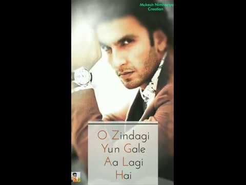 emotional-full-screen-whatsapp-status-||-zindagi-yun-gale-aa-lagi-hai-||-ranveer-singh-||-kill-dil
