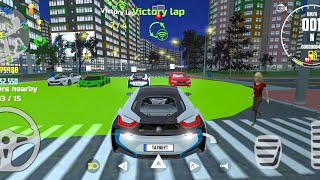 Car Simulator 2 Multiplayer - BMW i8 Racing - Victory Lap - Car Games Android Gameplay screenshot 5