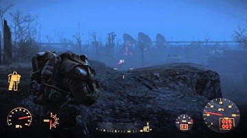 Fallout 4: Deathclaw vs. Sentry Bot