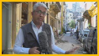 مراسل الجزيرة ينقل هول المأساة من أحد أحياء بيروت المتضررة من انفجار المرفأ ??