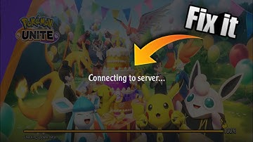 How To Solve Connecting To Server Problem in Pokemon Unite | Connecting To Server Error