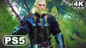 The Lord of the Wood | Kernun the Leshen Boss Battle - The Witcher 3 Wild Hunt (4K ULTRA HD PS5)