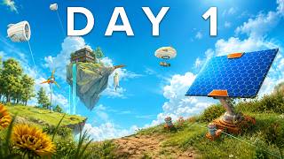 Day 1 - Thrive And Survive On Floating Islands - SolarPunk