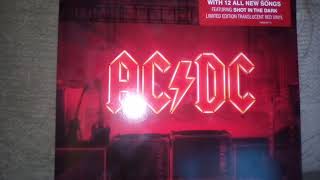 AC/DC pwr up limited edition translucent red vinyl record album