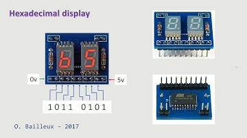 Hexadecimal display device