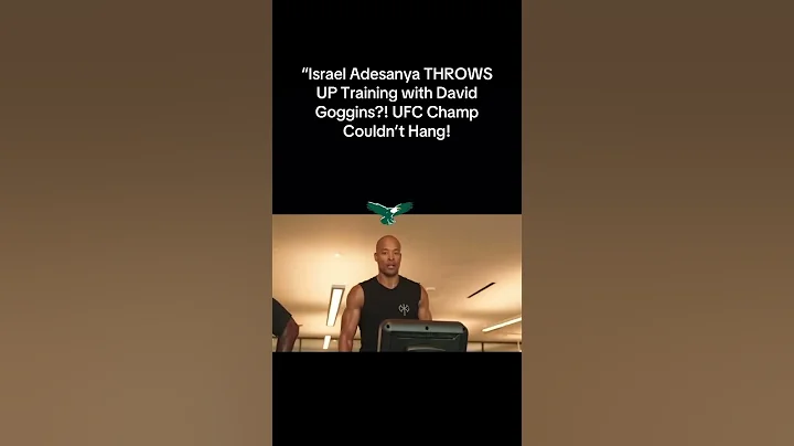 Israel Adesanya THROWS UP Training with David Goggins?! UFC Champ Couldn’t Hang!”