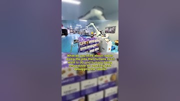 Robots do the work that humans don