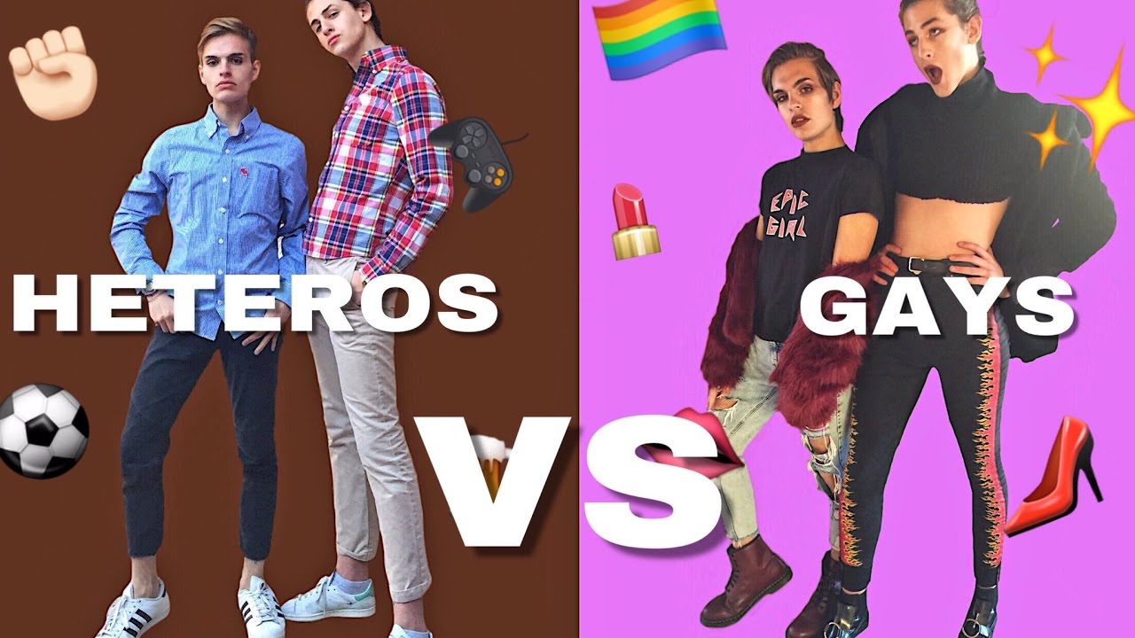 Heterosexual y gay