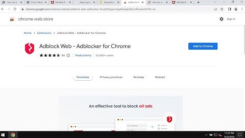 Adblock Web - Adblocker for Chrome adware-type extension removal.