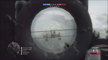 Battlefield 1 DOUBLE KILL PILOT NOSCOPE!