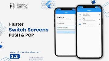 3.2 - Navigate to a new screen in flutter - Flutter Push Pop 2025