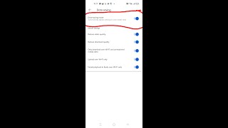 DATA SAVING MODE ON YOUTUBE. SAVE DATA ON YOUTUBE VIDEOS.NEW TRICK ON.