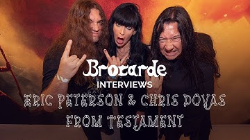 Brocarde Interviews Eric Peterson and Chris Dovas from Testament at Wacken Open Air