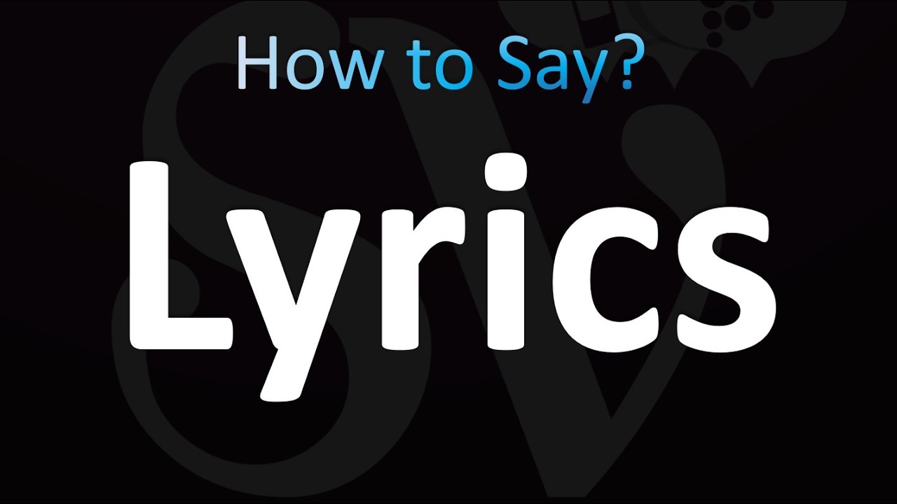 How to Pronounce Lyrics (CORRECTLY!) - YouTube