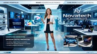 Realistic AI Avatar Ad for NovaTech Electronics