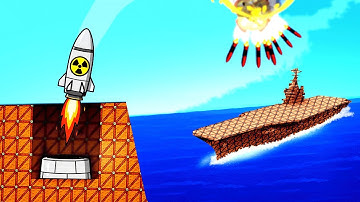 This CLUSTER NUKE Obliterates Every Aircraft Carrier in FORTS!