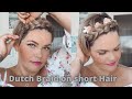 How to Dutch Braid Short Hair | SALIRASA