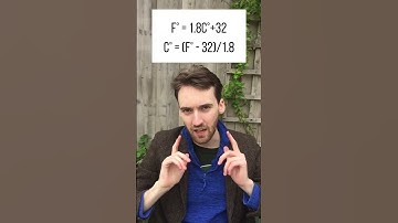 How To Convert From Celsius To Fahrenheit and When The Two Measures Are Equal