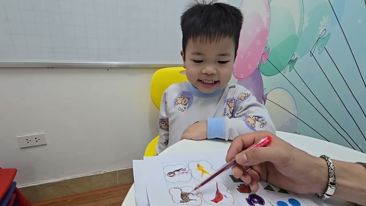 Dream Sky English Center - Minh Long - Lớp 34 Kinder 1 Test 3 - Cơ sở 8 Ngụy Như Kon Tum