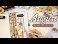 August 2023 Bullet Journal Setup • PLAN WITH ME 📔 Bookstore BuJo Theme