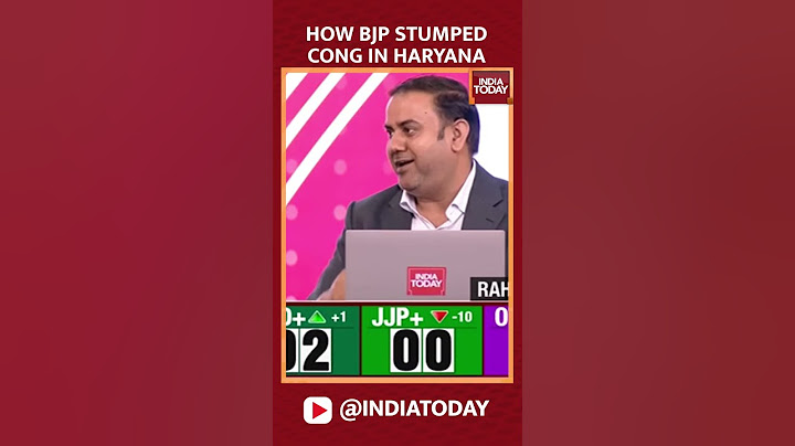 Watch:  How BJP  Stumped Cong In Haryana? | Haryana Election Results 2024 | India Today