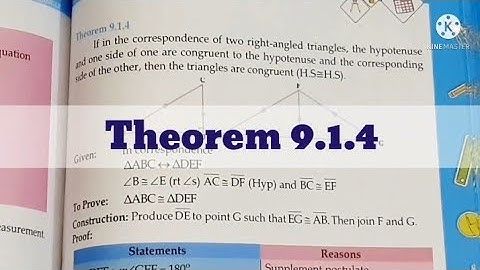 Theorem 9.1.4 Maths Class 9 sindh board new book | Hunain Coaching
