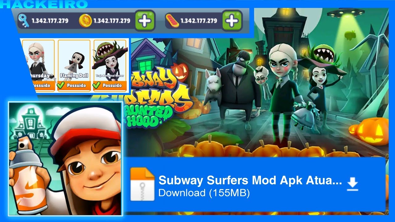 Subway Surfers 3.22.1 APK Mod [Dinheiro] - Dinheiro infinito
