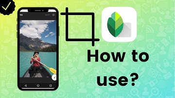 How to use the cropping tool in Snapseed?