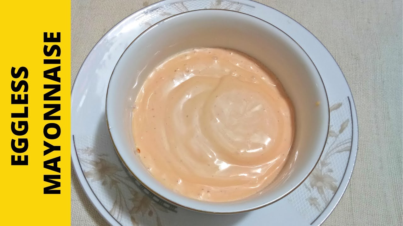 Eggless Mayonnaise Recipe ডিম ছাড়া মেয়োনিজ Easy Homemade Eggless