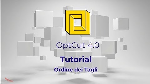 OptCut 4.0 - Ordine di Taglio