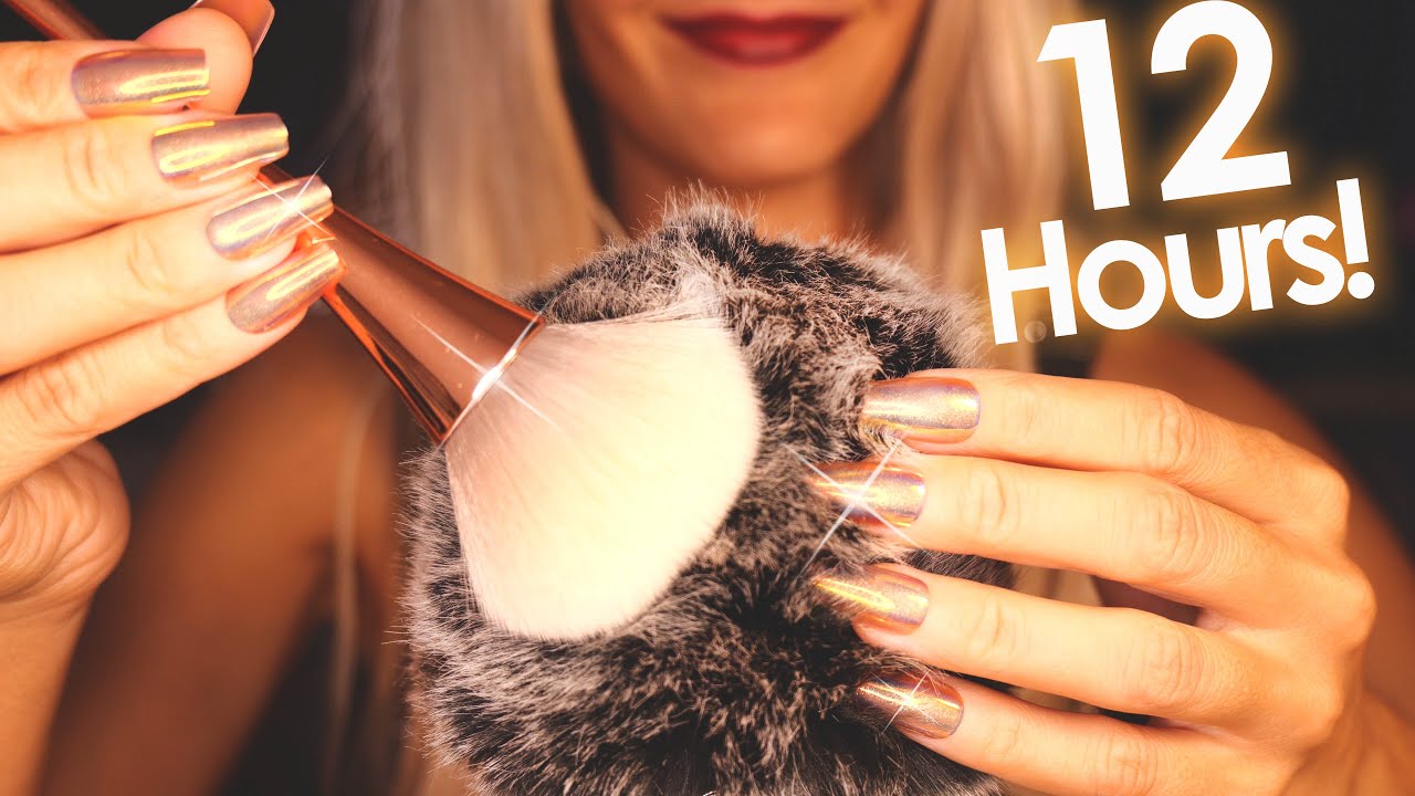 12 Hours NO MID-ROLL ADS ASMR Deep Head Massage & Brushing for SLEEP & RELAX😴 No Talking