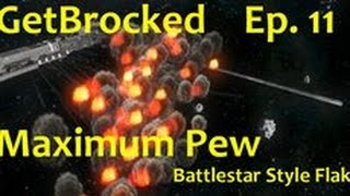 Space Engineers: Maximum pew (Battlestar Flak Guns in action) Ep11