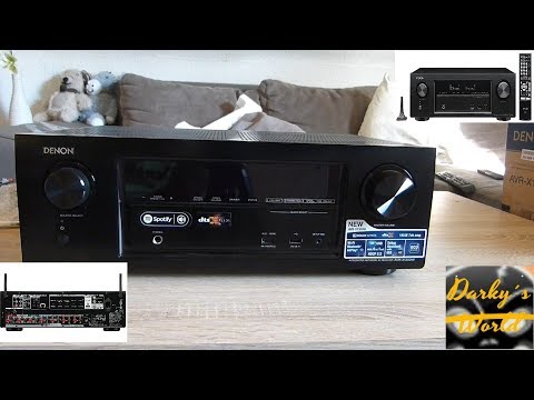 Denon AVR X1300W  4K  AV Receiver Unboxing deutsch- damit macht Gaming Spaß