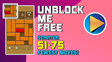 Unblock Me FREE Starter Levels 51 to 75 Walkthrough [100% Perfect!]
