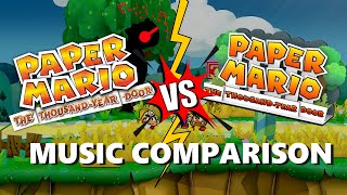 Paper Mario The Thousand Year Door New Music Comparison