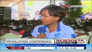 Governor evans kidero at the devolution conference