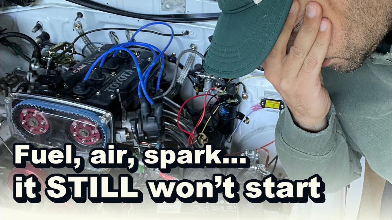 TE72 build ep15. Fuel pump, ignition, and the car still won't start