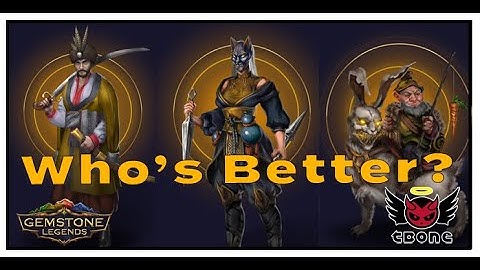 Gemstone Legends - Comparing Masako, Gojmir and Frank!  (All yellow hitters).