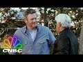 Jay leno and blake shelton go for a spin in a vintage pickup truck  jay lenos garage