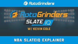 RotoGrinders NBA SlateIQ Explainer