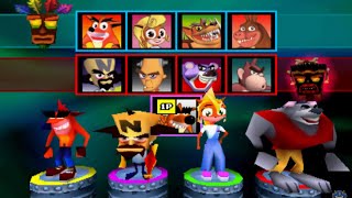 Crash Bash All Characters [PS1]