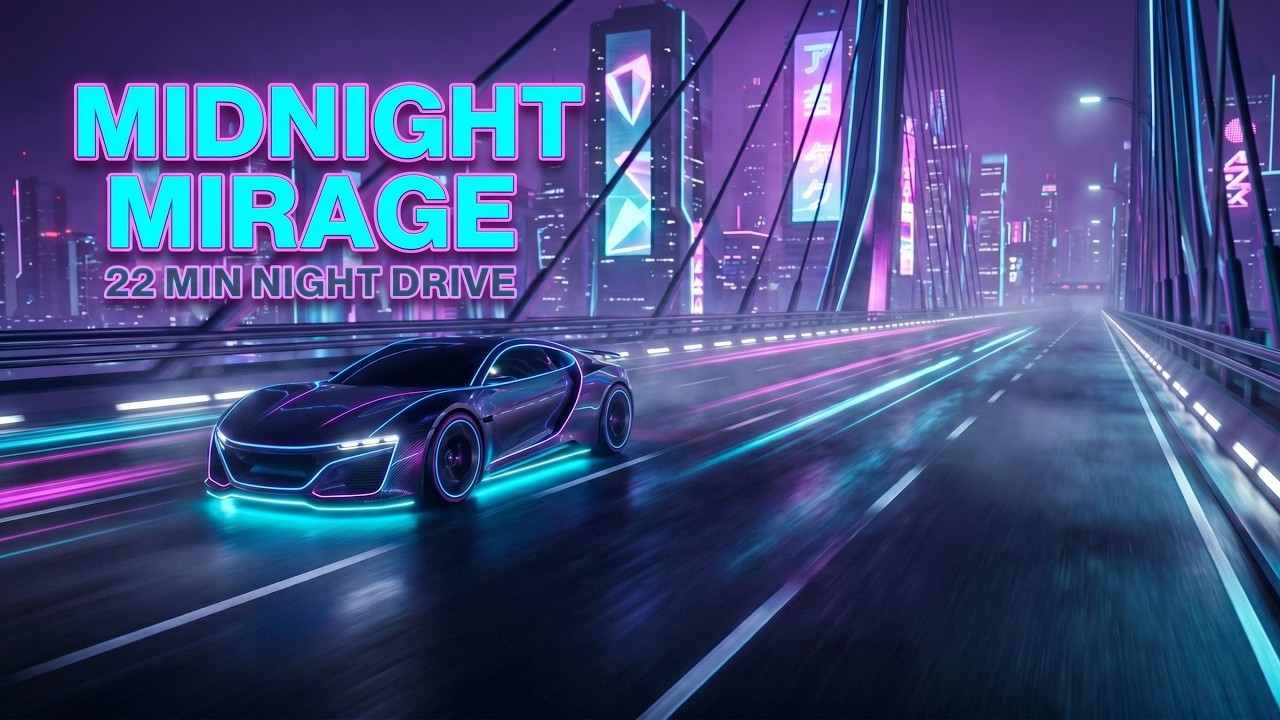 Midnight Mirage 🌌 | 22 Min Dreamwave Night Drive Mix - YouTube